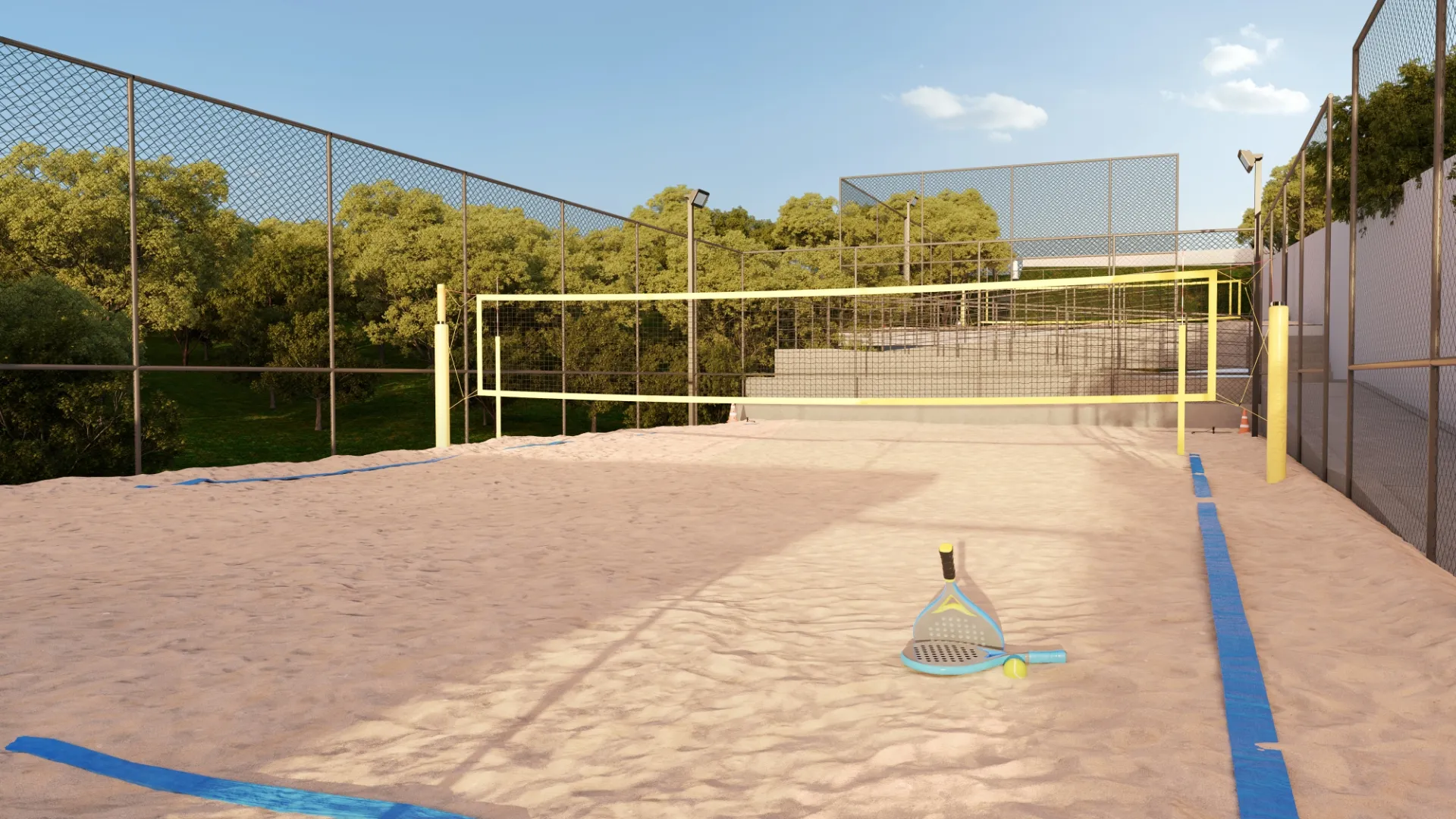 Futevôlei e beach tennis